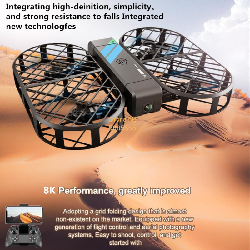 Drone Camera Hd - 8K HD-camera 360° ° Bescherming Optische