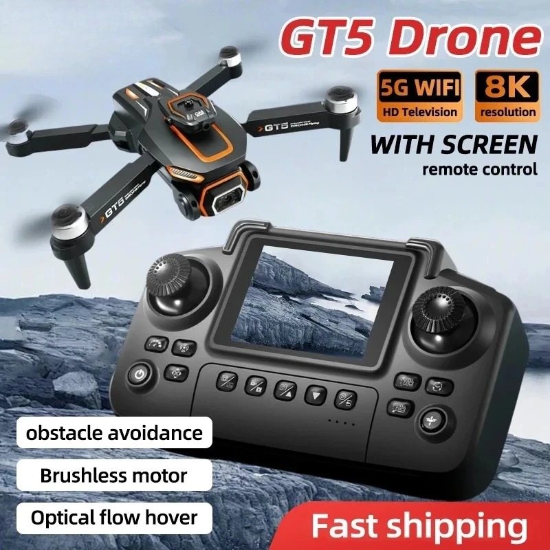 Drone Camera Wide Angle - OriginalGT5 Mini Drone 4K HD dubbele