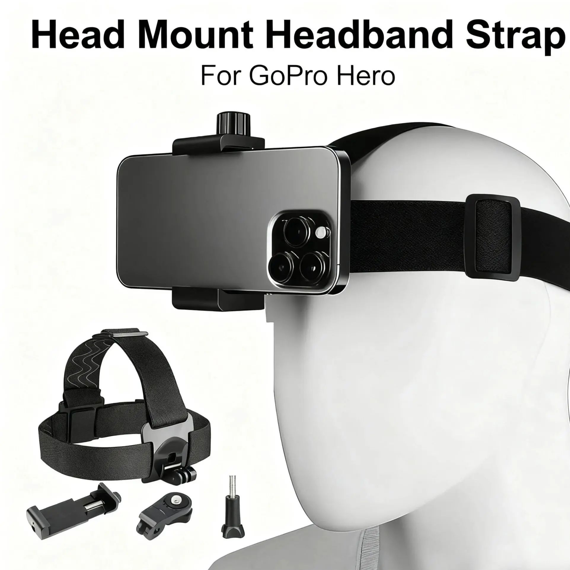 Drone Camera Action - Head Mount Hoofdband Strap Mobiele Telefoon
