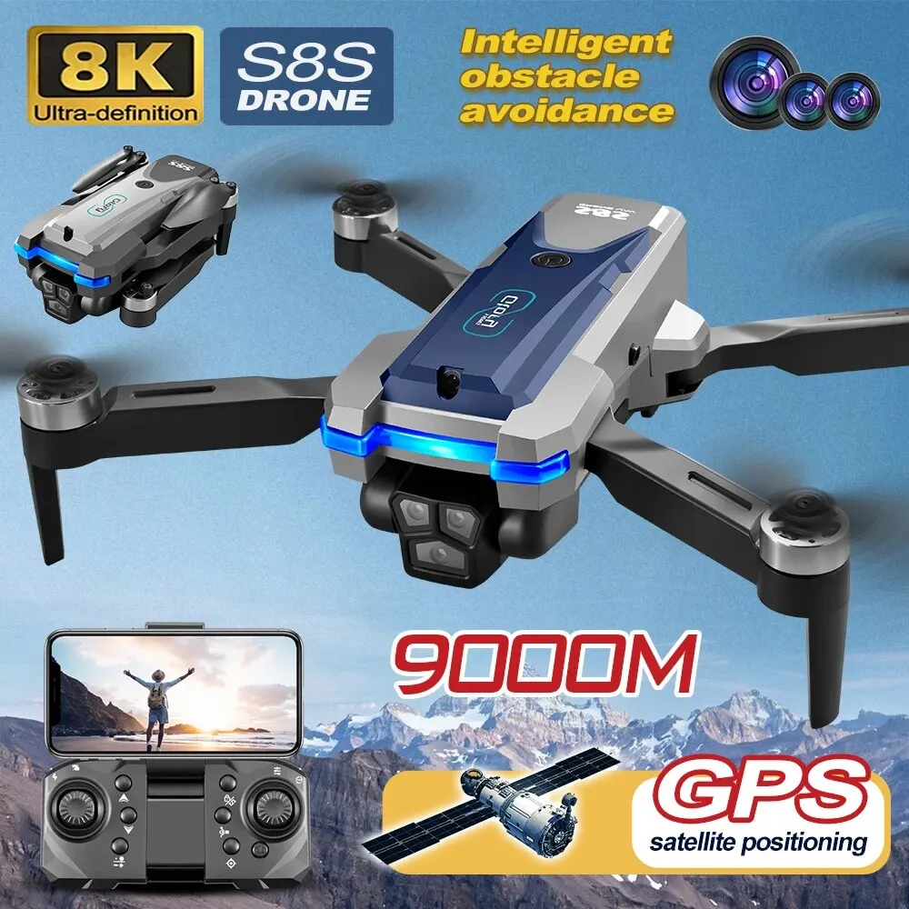 Drone Camera Wide Angle - S 8S Gps Drone 5G Wifi