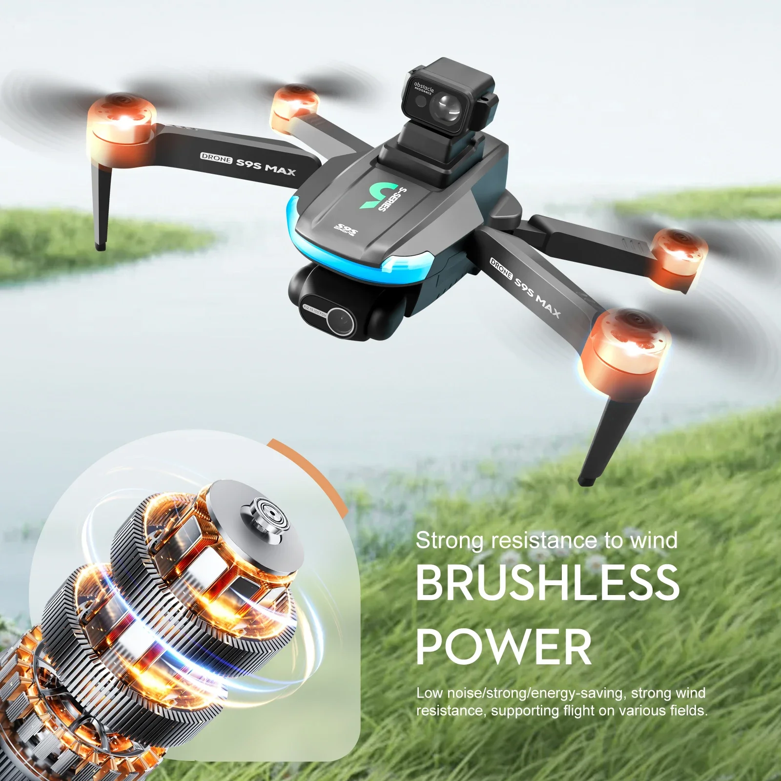 NIEUWE S9S MAX MINI Drone 4K 2 - Drone Camera With Gimbal recensie en prijs