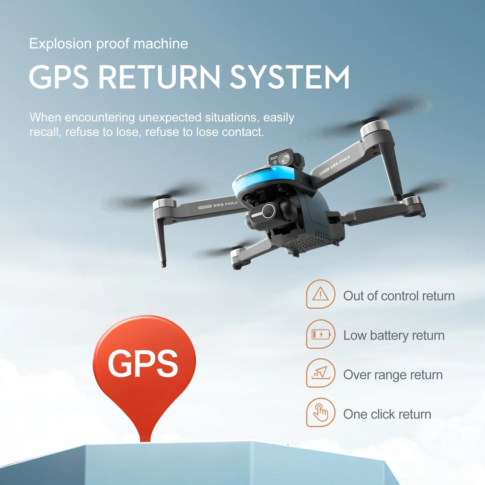 NIEUWE S9S MAX MINI Drone 4K 2 - Drone Camera With Gimbal recensie en prijs