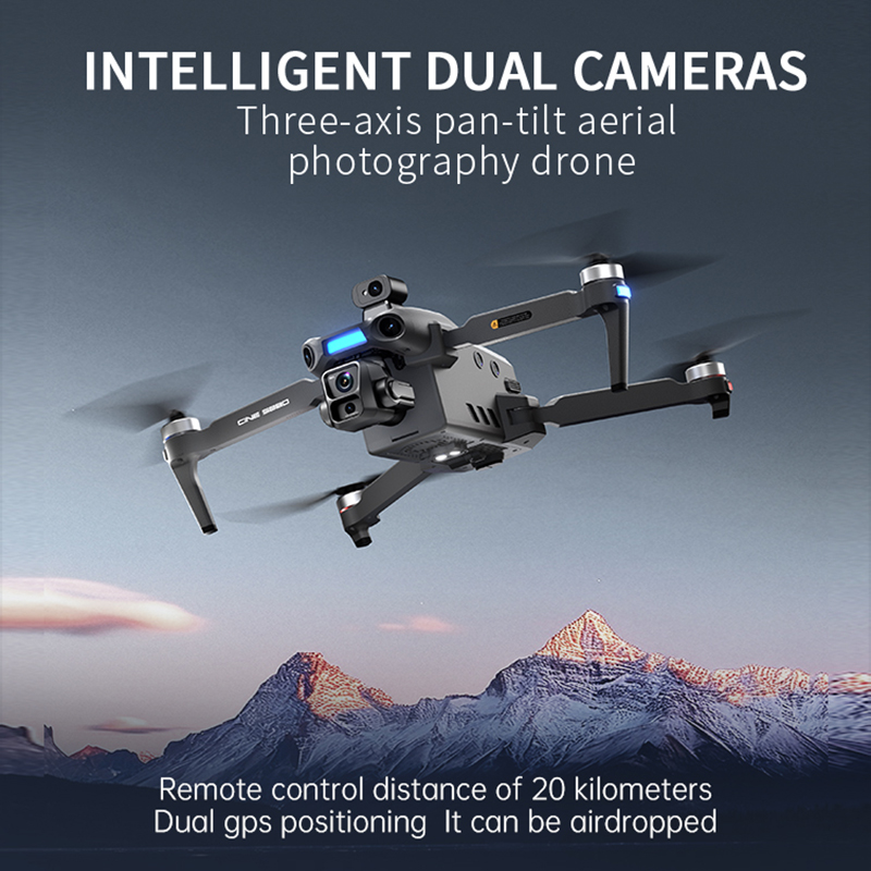 2026 Nieuwe 8K Dual Camera Dro - Drone Camera With Gimbal recensie en prijs