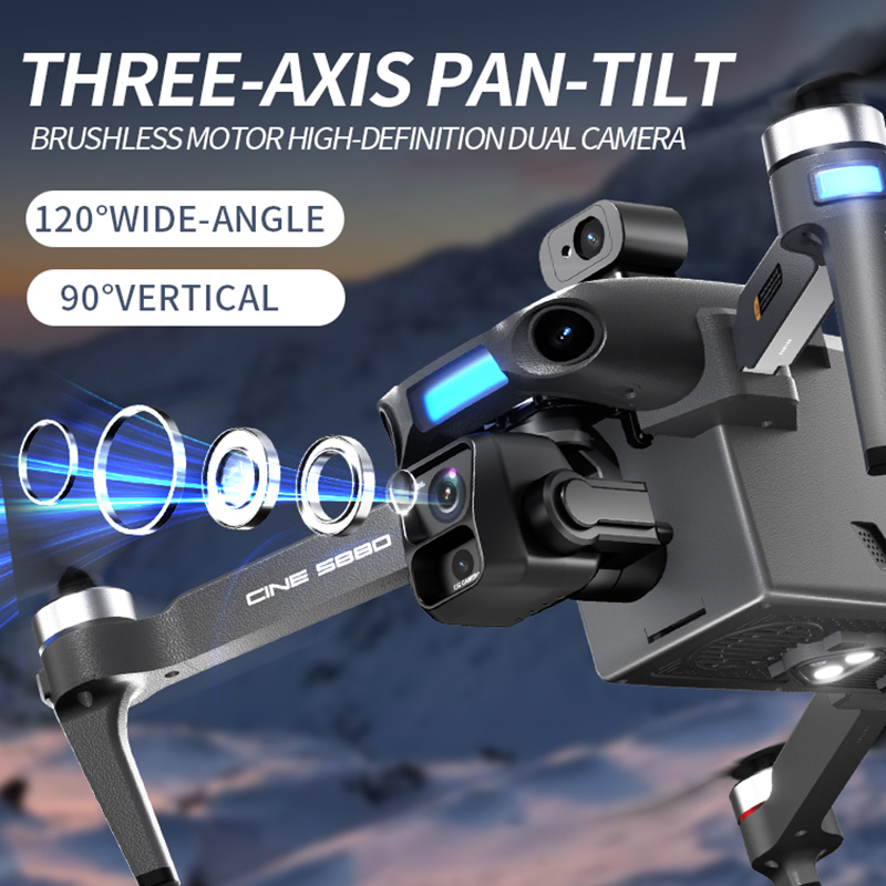 2026 Nieuwe 8K Dual Camera Dro - Drone Camera With Gimbal recensie en prijs