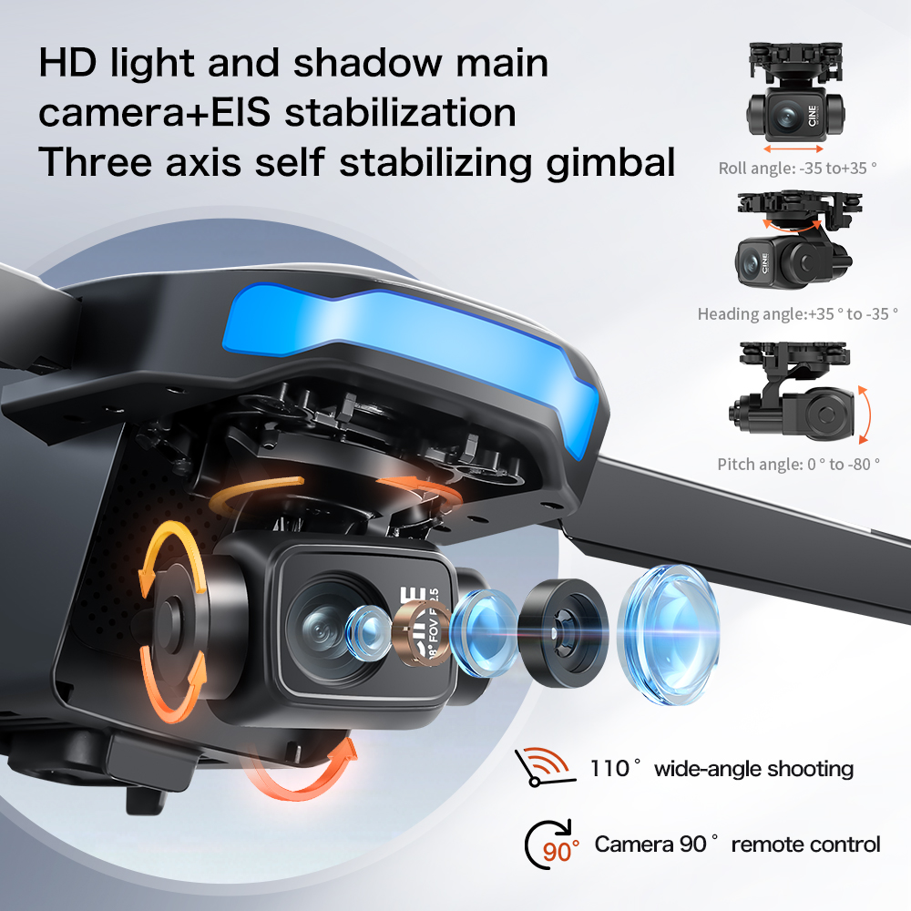 Nieuwe S-X1 MAX Drone GPS 8K P - Drone Camera With Gimbal recensie en prijs