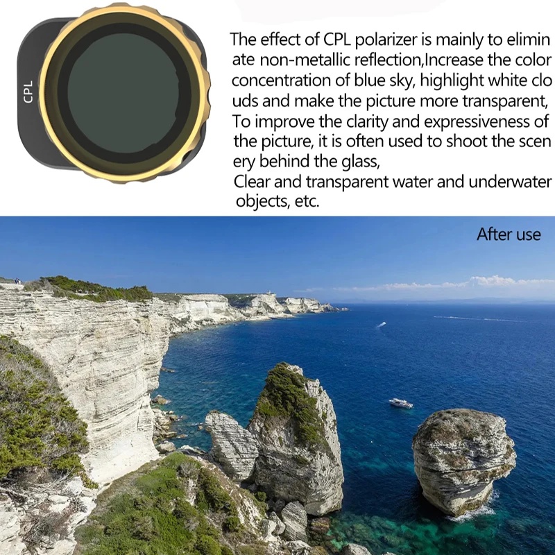 Drone-filter voor DJI Mini 3 P - Drone Camera Filter recensie en prijs