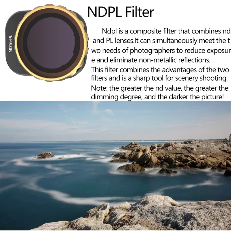 Drone-filter voor DJI Mini 3 P - Drone Camera Filter recensie en prijs